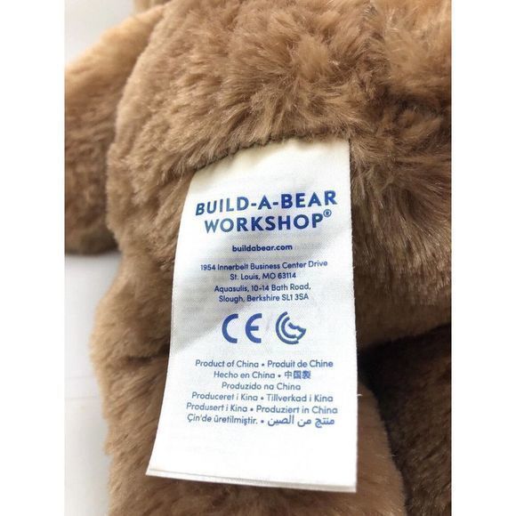 Build A Bear Lil Brownie Cub Teddy Bear Plush 14” Brown Stuffed Animal Toy CLEAN - Picture 7 of 11